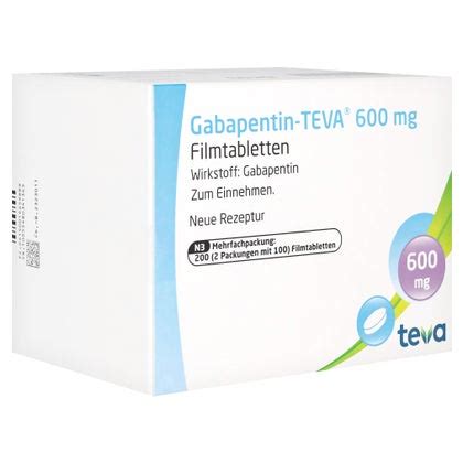 Gabapentin Teva Mg Filmtabletten St St Online Kaufen