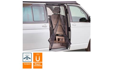 Mosquito Net Vanquito Vw T5 T6 With Magnetic Zipper Sliding Door Accessories For Caravans