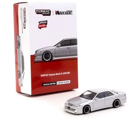 Tarmac Works Vertex Toyota Mark Ii Jzx Global Silver Special