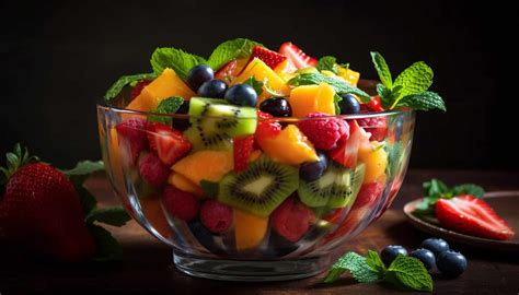 Ensalada De Frutas Y Queso Fresco Mandolina