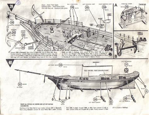 The Cutty Sark - a build log: Cutty Sark instruction sheets