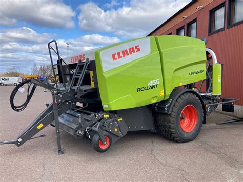 Claas Rollant 455 Rc Uniwrap Rundbalspressar Lantbruk Swedish Agro