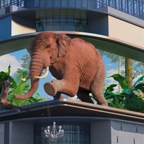 Naked Eye D Waterproof IP Mm LED Advertising Wall Panel Screen Cabinet X Outdoor LED