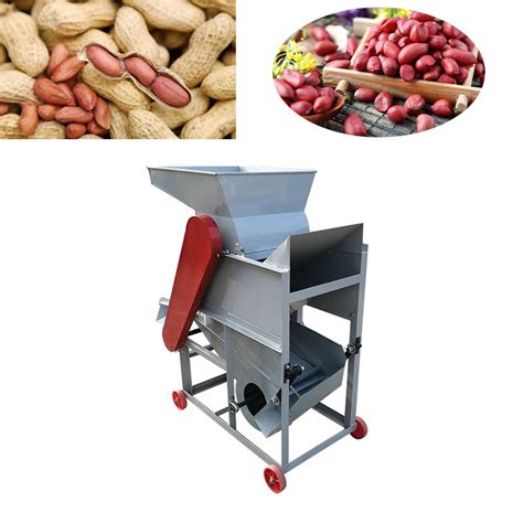 High Quality Fast Speed Peanut Huller Husker Groundnut Peeling Machine