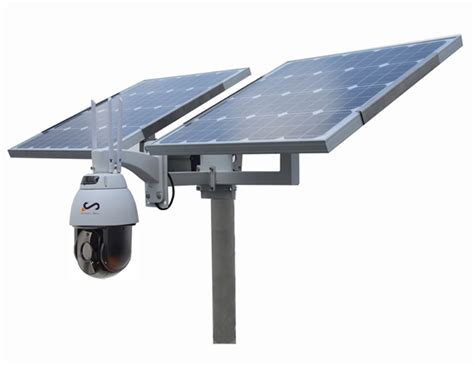 Intelligent Solar Power System Kit For CCTV IP Security Camera