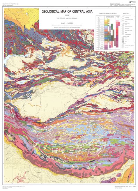 Geological Map Of Asia