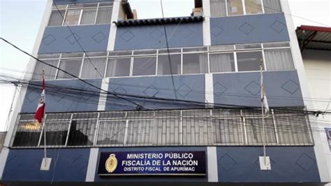 Apurímac Exalcalde Y Extesorero De La Municipalidad Distrital De