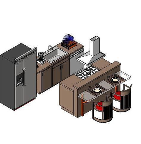 Revit Plan Kitchen