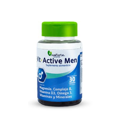 VIT ACTIVE MEN CAPS FCO C 30 LOE VIVA FORTE