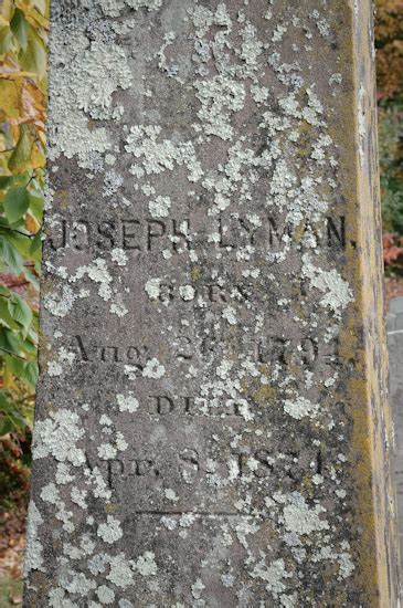 Joseph Lyman 1794 1874 Mémorial Find a Grave