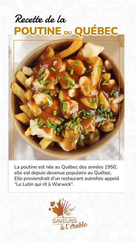 Recette de la Poutine typique Québécoise en 2022 Recette Poutine