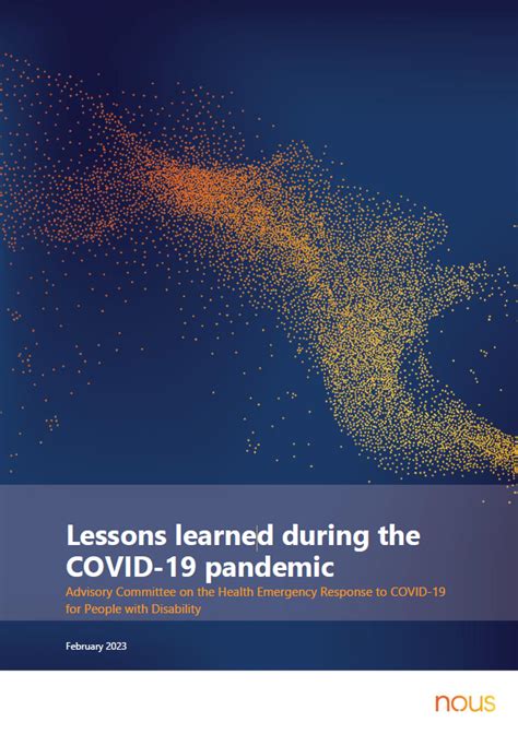 Lessons Learned During The Covid 19 Pandemic Advisory Committee On