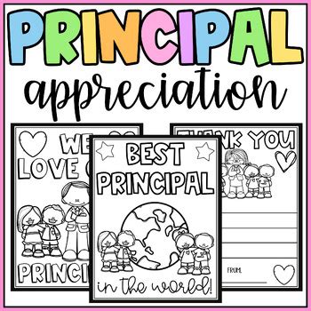 Principal Appreciation Day Thank You Coloring Pages And Writing May