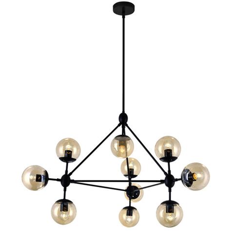 Corrigan Studio Leominster 15 Light Sputnik Modern Linear Chandelier