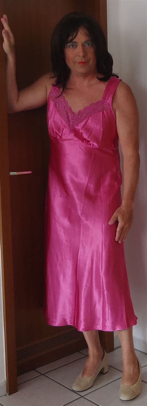 Crossdresser Britta Korrell Nachtkleid Unterkleid Dessous Negligee