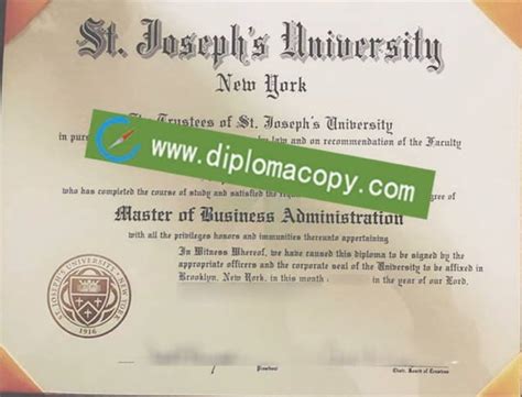 Saint Josephs University Diploma Buy Fake Degree Ppt Free Download