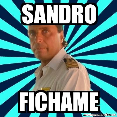 Meme Francesco Schettino Sandro Fichame 4600777