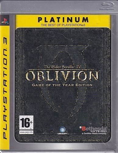 The Elder Scrolls Oblivion Platinum Game Of The Year Edition