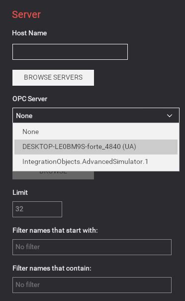 Opc Client Da Ua Error Establishing A Connection Drivers