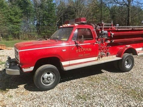 1975 Dodge Powerwagon W300oren Fire Truck For Sale Photos Technical