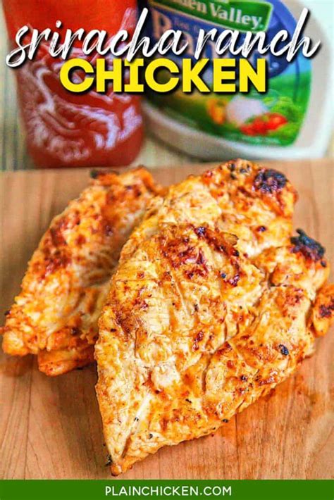 Sriracha Ranch Chicken - Plain Chicken