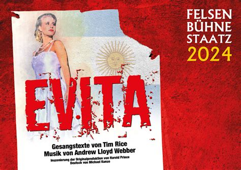 Felsenbühne Staatz Gibt Cast Von Evita Bekannt United Musicals