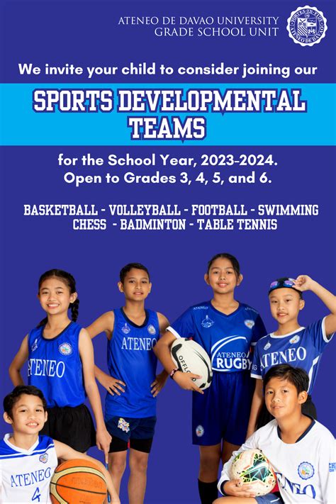 Grade School Sports Office Grade School Ateneo De Davao University