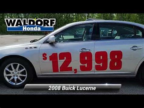 Used 2008 Buick Lucerne CXL Waldorf MD HP3268 YouTube