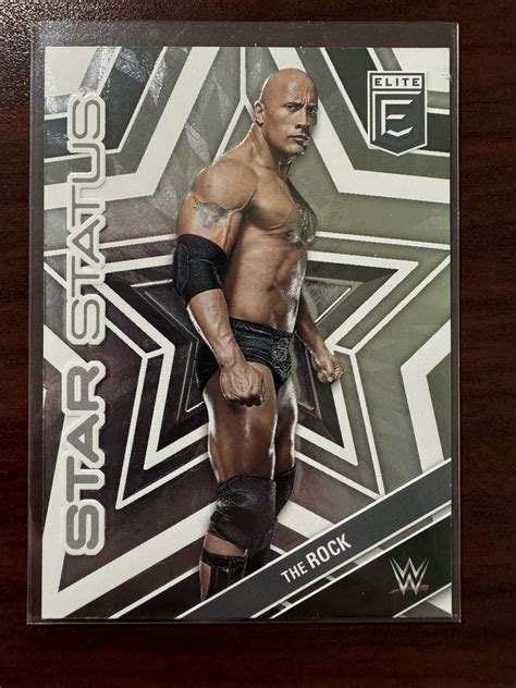 2023 Panini WWE Donruss Elite The Rock Star Status Insert 9 EBay