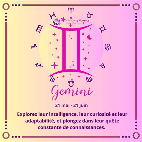 Signe astrologique du Gémeaux Traits de caractère compatibilité