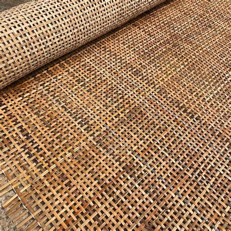 Width Dark Natural Rattan Cane Square Webbing Etsy