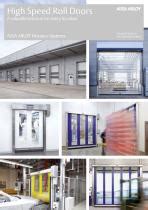 Roll Up Industrial Door RP300 ASSA ABLOY Aluminum PVC Automatic