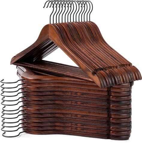 Amazon Wooden Hangers Pack Suit Hangers With Degree