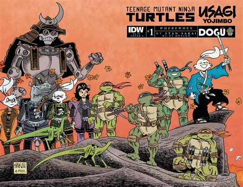 Teenage Mutant Ninja Turtlesusagi Yojimbo Crossover Wherewhen From Stan Sakai Coming 2023