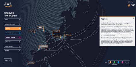 AWS Regions Map 2023