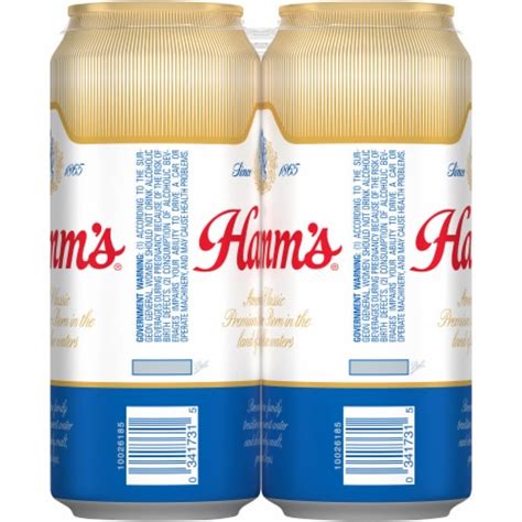 Hamm S American Style Lager Light Beer Cans Fl Oz King Soopers