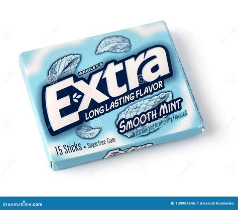 A Pack of Wrigleys Extra Sugarfree Chewing Gum Editorial Photo - Image ...