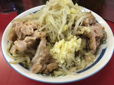 『小ラーメン豚w ヤサイニンニク』ラーメン二郎 目黒店のレビュー ラーメンデータベース