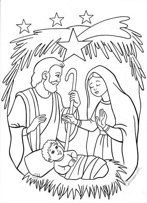 Pesebre En Puntillismo Pesebres Para Colorear Ed Nativity Coloring