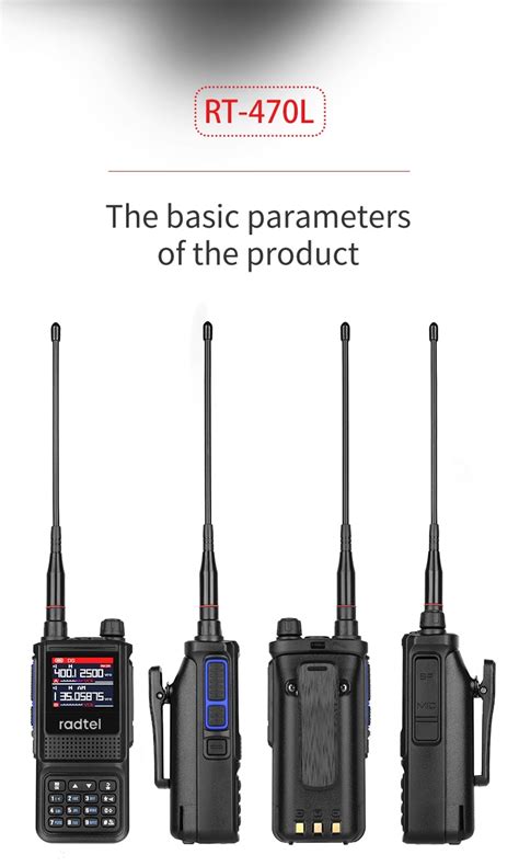 Radtel Rt L W Bands Amateur Ham Two Way Radio Station Ch Air