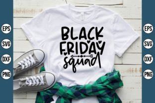 Black Friday Squad Svg Graphic By Creativemomenul022 Creative Fabrica