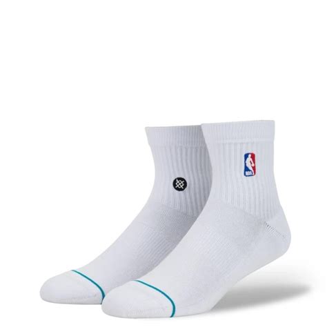 Stance Nba Logoman Quarter Socks White Manelsanchez