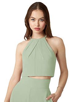 Azazie Kenzi Jumpsuit Dusty Sage Bridesmaid Dresses Azazie