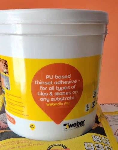 Weberfix Pu Adhesive Pu Based Thinset Adhesive For All Types Of