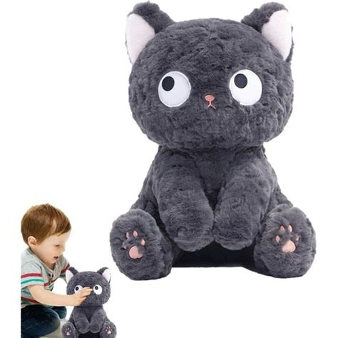 Peluche Chat Noir Peluche Chat Noir Big Eye Oreiller En Peluche Doux