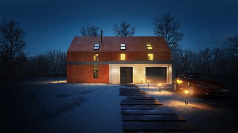 Single family house + interior on Behance