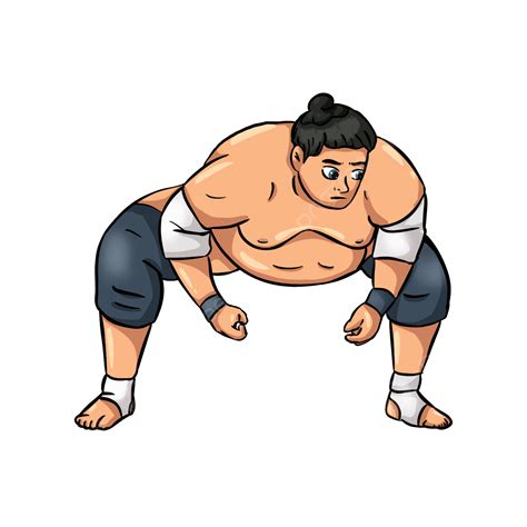 Japanese Sumo Character Cartoon Competition Png Sumô Japão Sumo