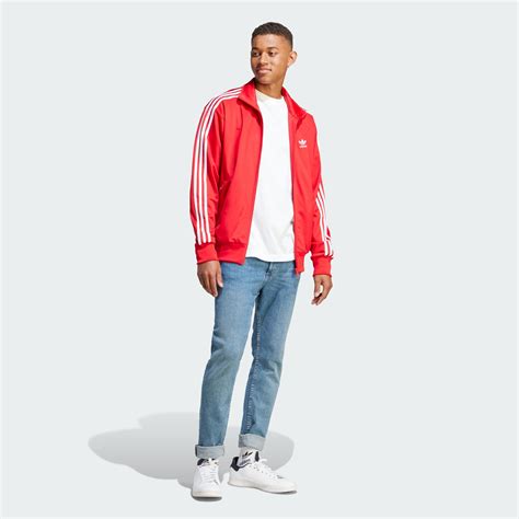 Clothing Adicolor Classics Firebird Track Top Red Adidas Qatar