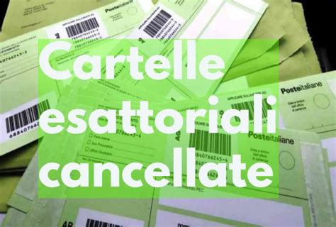 Cartelle Esattoriali Da Cancellare Quante E Quali Sono SoloFinanza