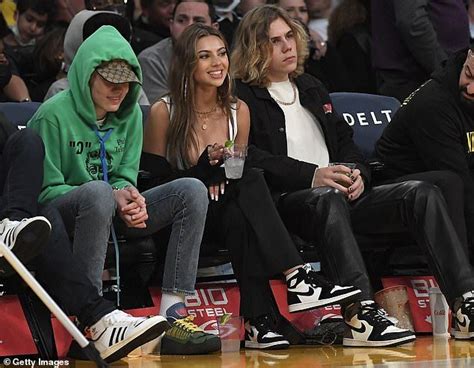 The Kid Laroi, girlfriend Katarina Deme attend NBA game in Los Angeles ...